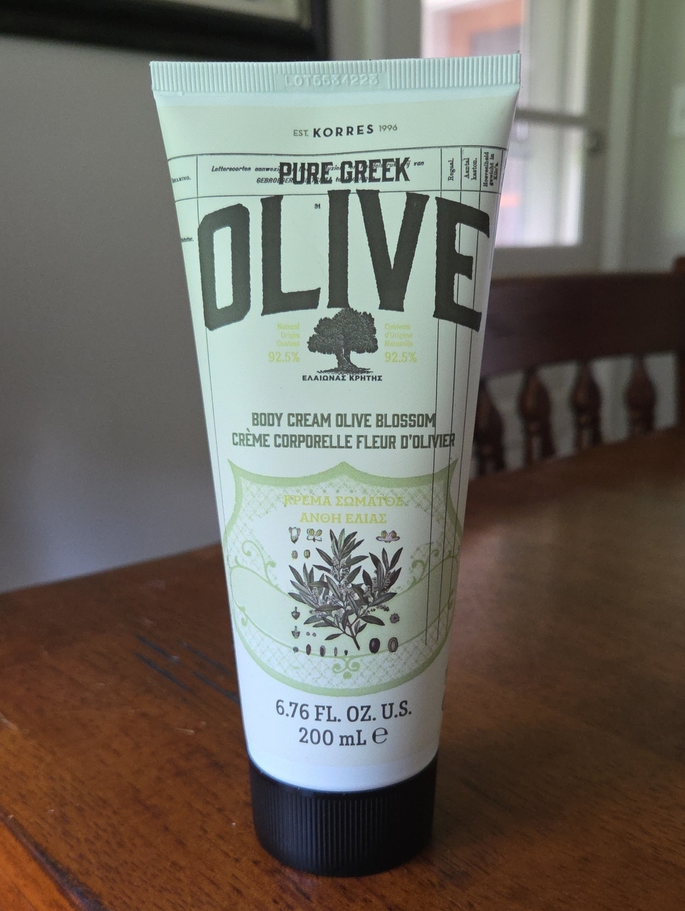 Korres Olive Blossom Body Cream — White, Light Green